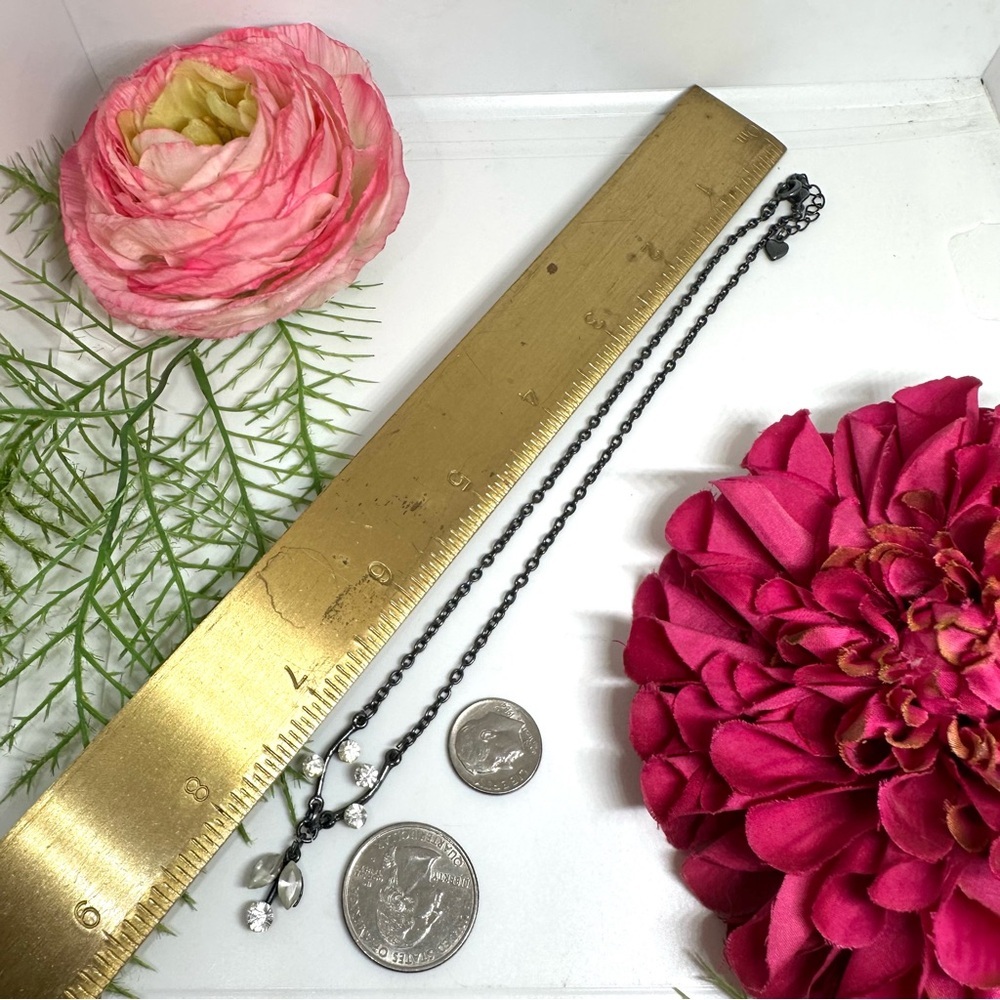 VINTAGE⚜️Made In Paris Crystal Chain Necklace - Picture 6 of 8